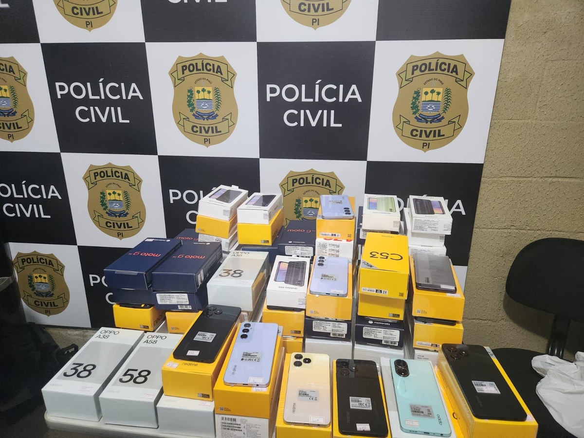 Dispositivos apreendidos