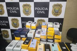 Dispositivos apreendidos (Foto: Ascom Polícia Civil)