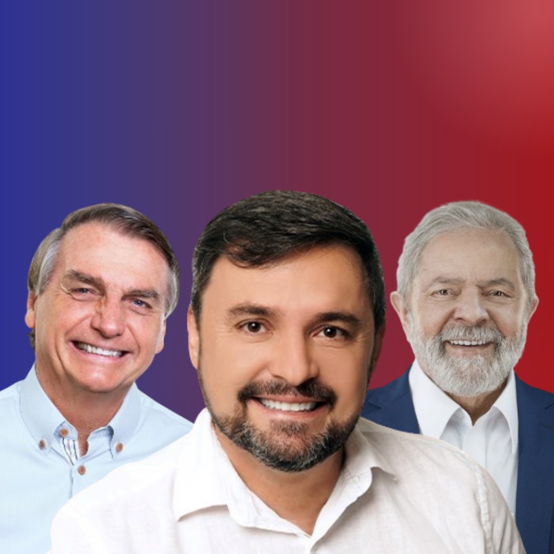 Fábio Novo, com Bolsonaro e Lula