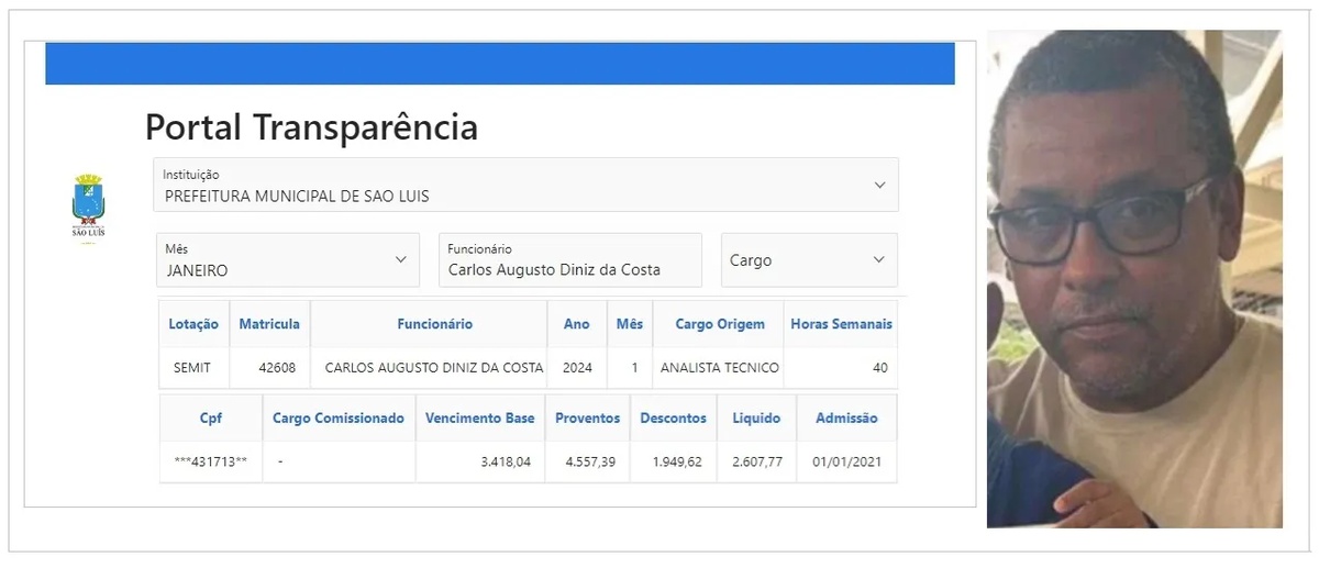 Funcionário apontado como dono do veículo