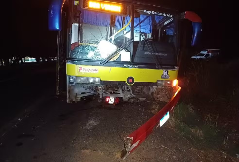 Idoso morre atropelado por ônibus na BR-343, em Lagoinha do Piauí