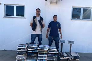 Imepi apreende 26 balanças de pesagens piratas em comércios e feiras de Parnaíba (Foto: Imepi)
