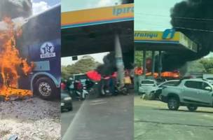 Incidente ocorreu na tarde desta sexta-feira (26); Corpo de Bombeiros foi acionado para controlar as chamas. (Foto: Reprodução)