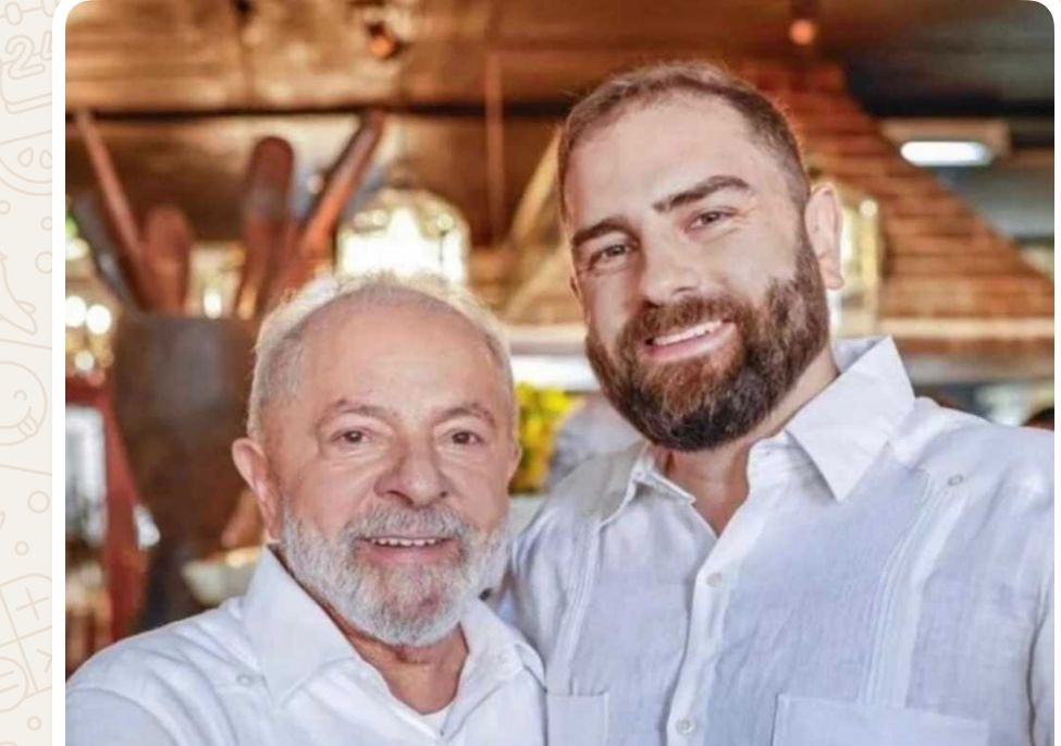 Luís Cláudio e Lula. O enteado falando mal da madrasta