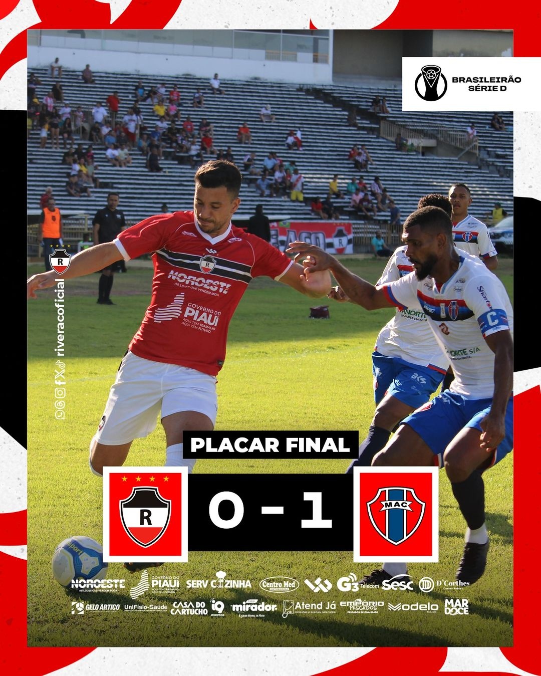 Maranhão 1 x 0 River.