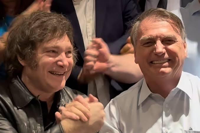 Milei deve ter encontro com o ex-presidente Jair Bolsonaro