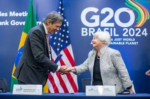 No discurso, Haddad destaca vontade mútua de estreitar laços entre Brasil e outro país. (Foto: Reprodução/Diogo Zacarias/ MF)