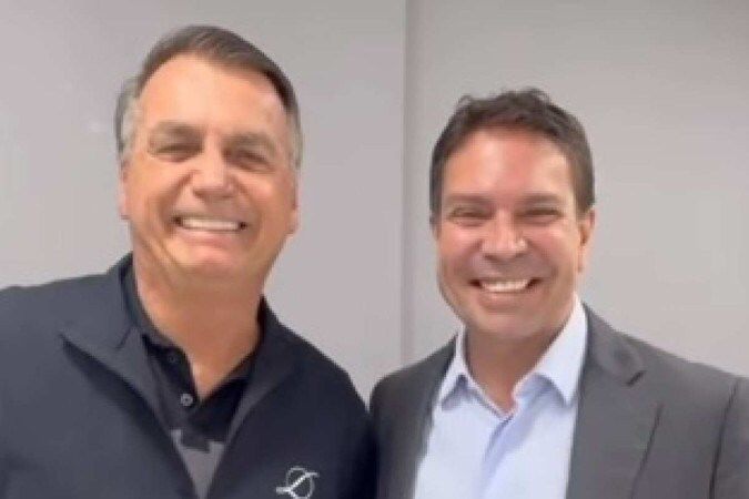 No vídeo, Bolsonaro e Ramagem convocam apoiadores para atos em diferentes locais da capital fluminense.