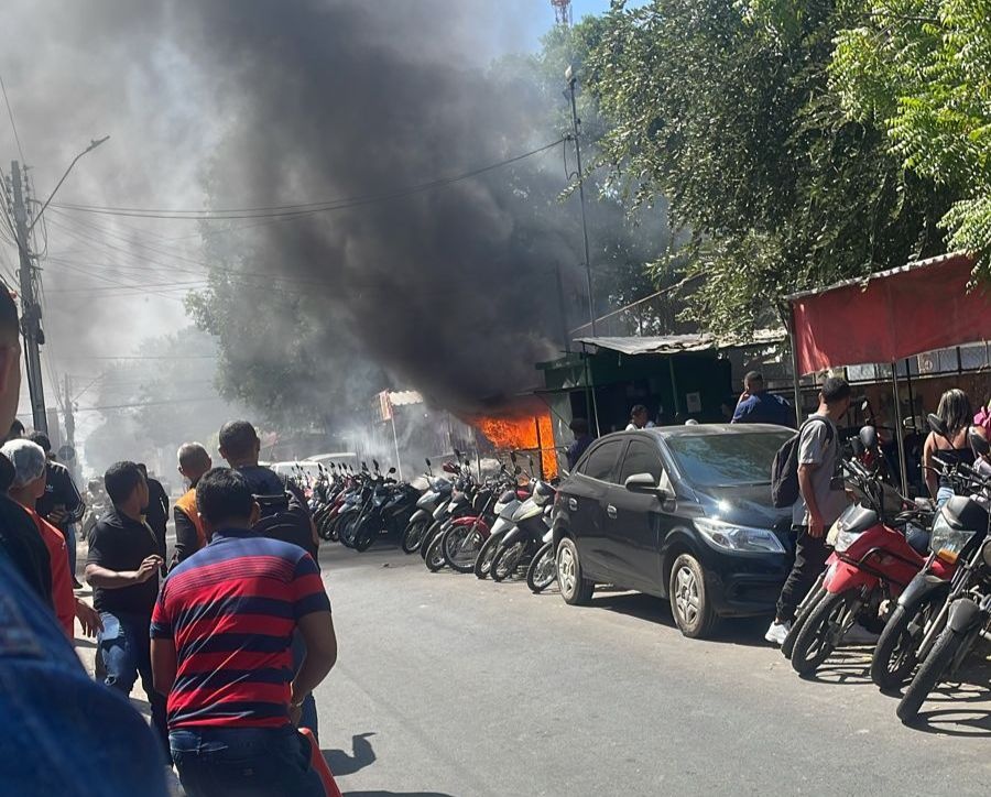 O incidente ocorreu próximo à Praça dos Correios no bairro Dirceu.