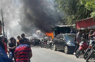 O incidente ocorreu próximo à Praça dos Correios no bairro Dirceu. (Foto: Reprodução)