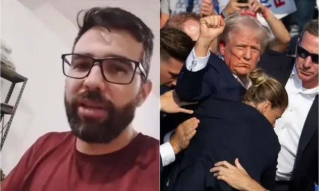 O professor comentou o episódio em suas redes sociais, e apagou o conteúdo após cerca de 10 minutos