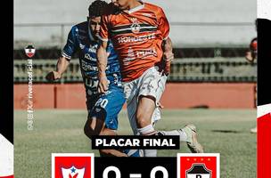 Paraenses e piauienses criam boas chances, mas jogo termina sem gols no estádio Zinho de Oliveira. River decide vaga fora de casa contra o Porto Velho. (Foto: Reprodução/riveracoficial)