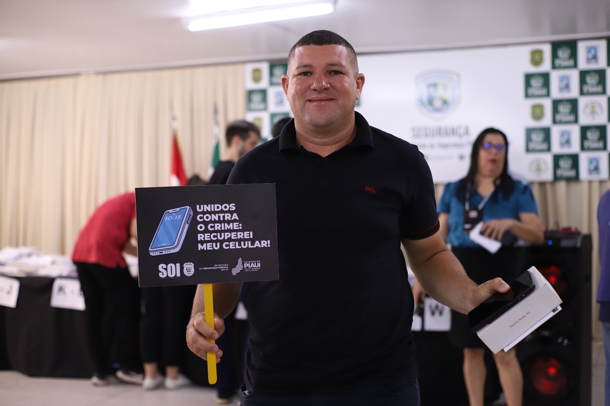 Proprietário após recuperar seu aparelho