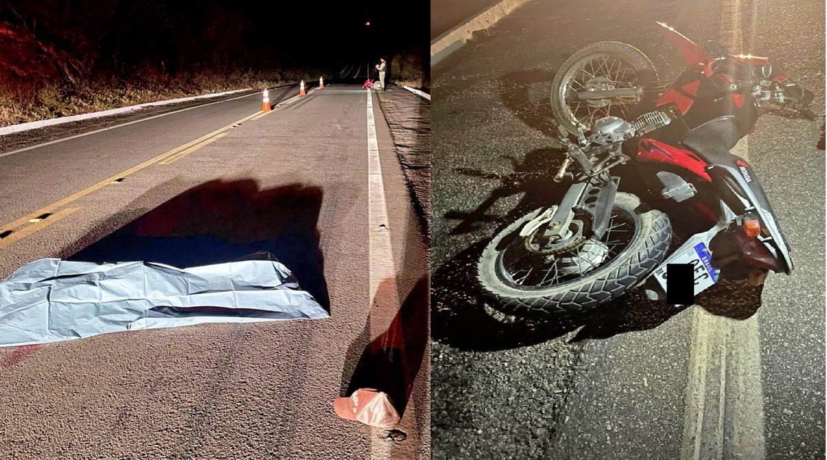 Queda de moto deixa homem morto e outro gravemente ferido na BR-407