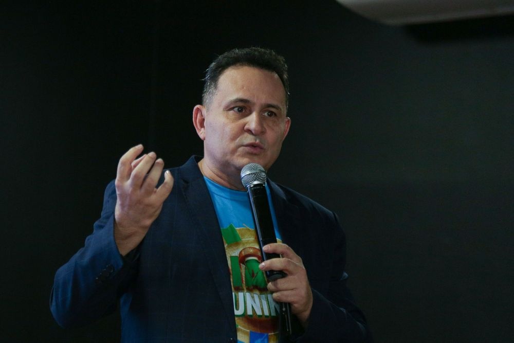 Secretário da Cultura, Carlos Anchieta.