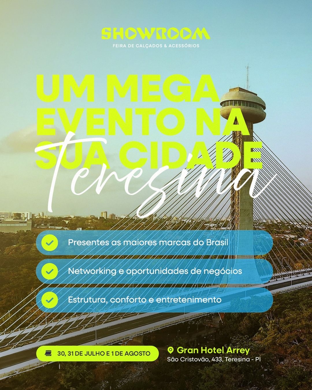 Showroom volta à Teresina