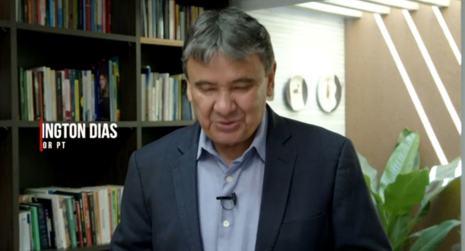 Wellington Dias pede voto a Pompilim mesmo com o PT tendo candidato em São Miguel do Tapuio.