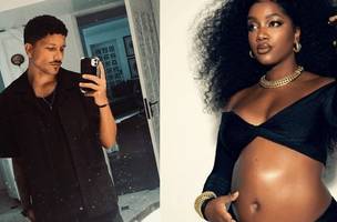 Yuri Lima traiu a cantora Iza, que está grávida da sua primeira filha (Foto: Reprodução)