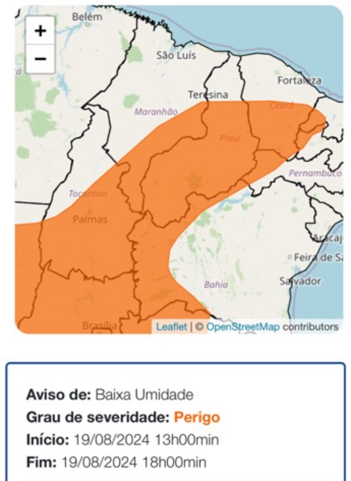 Baixa umidade