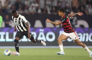 Botafogo vence o Flamengo (Foto: Vítor Silva/ BFR / Jogada10)