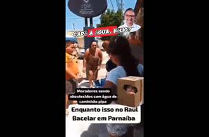 Cadê a água, Hélio? (Foto: Divulgação)