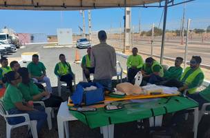 Capacitação visa preparar funcionários para situações de emergência nas rodovias Transcerrados e Estrada Palestina, reforçando a segurança e eficiência nas operações. (Foto: Reprodução/Divulgação)