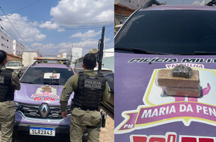Droga apreendida. (Foto: Reprodução/PM)
