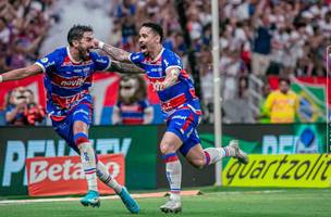 Fortaleza lidera o Brasileirão (Foto: João Moura/FEC)