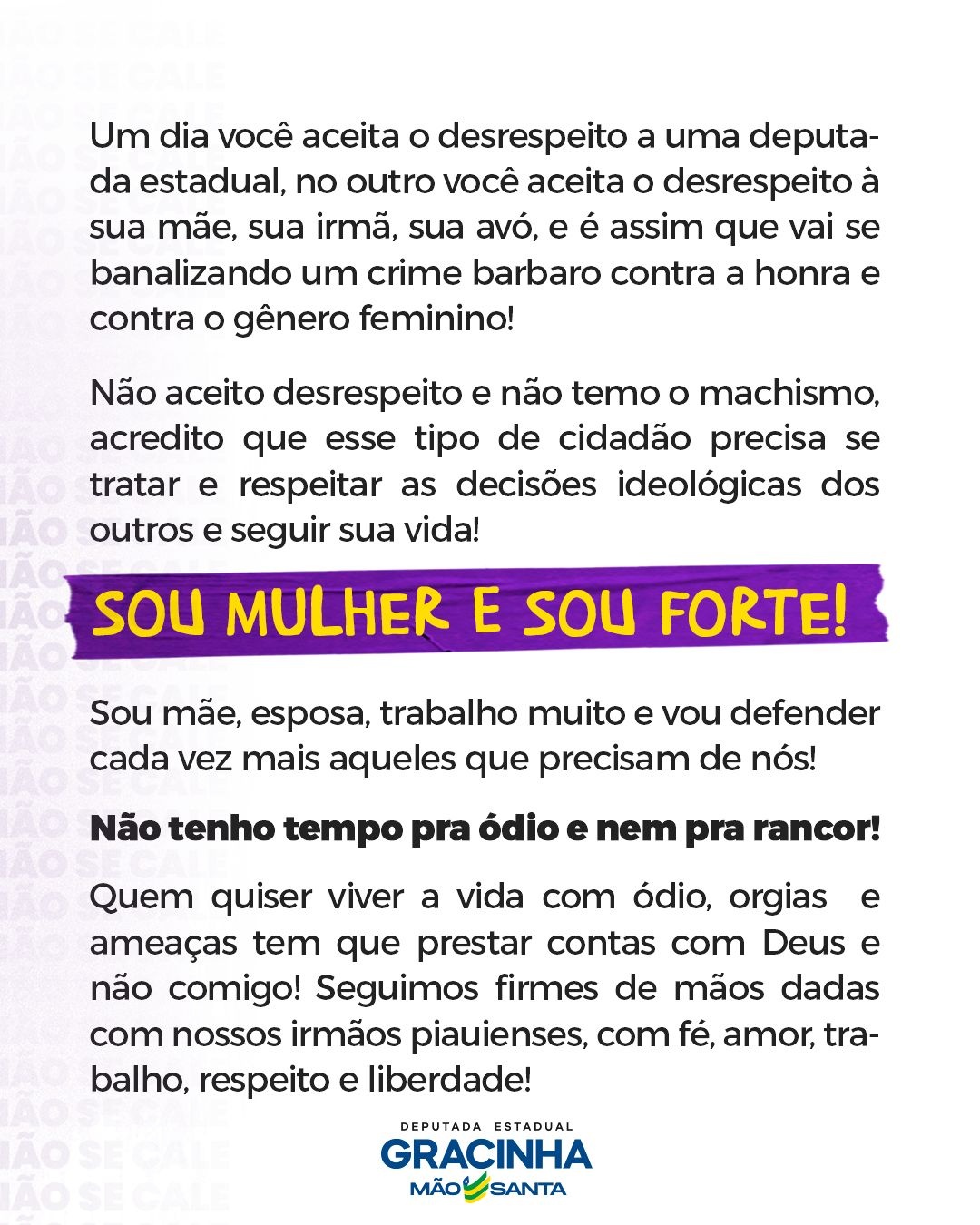 Gracinha Mão Santa.