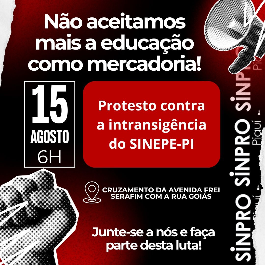 Professores da rede privada ameaçam protestar contra sindicato patronal