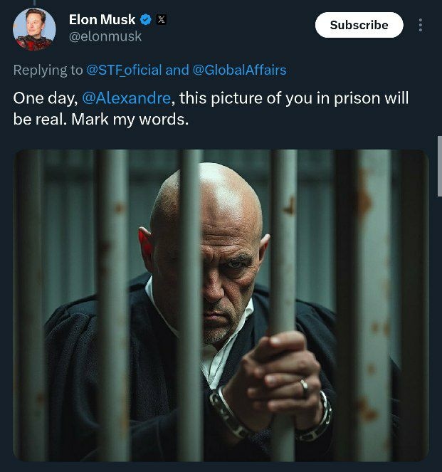 Resposta de Elon Musk