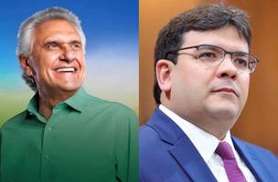 Ronaldo Caiado e Rafael Fonteles dividem o pódio de mais vem avaliados entre os governadores (Foto: Reprodução)