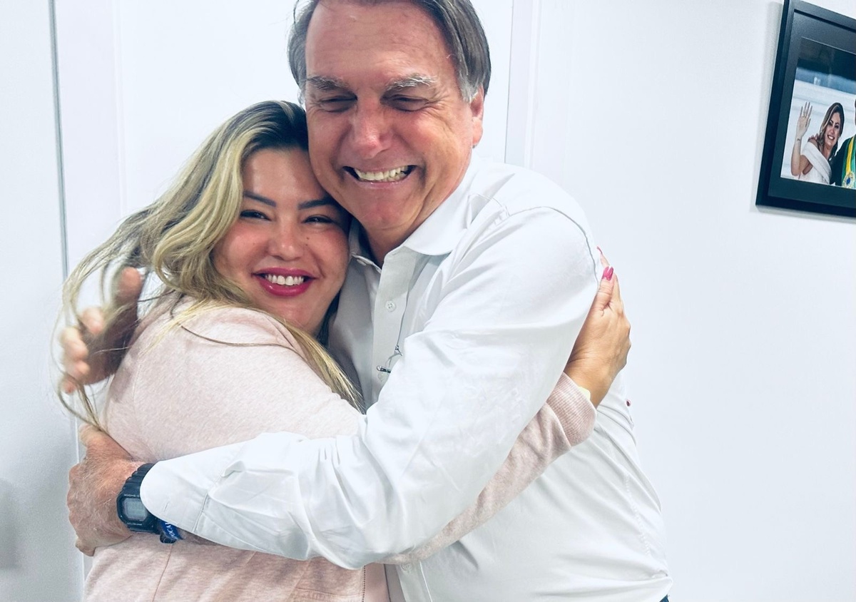 Samantha e Jair Bolsonaro