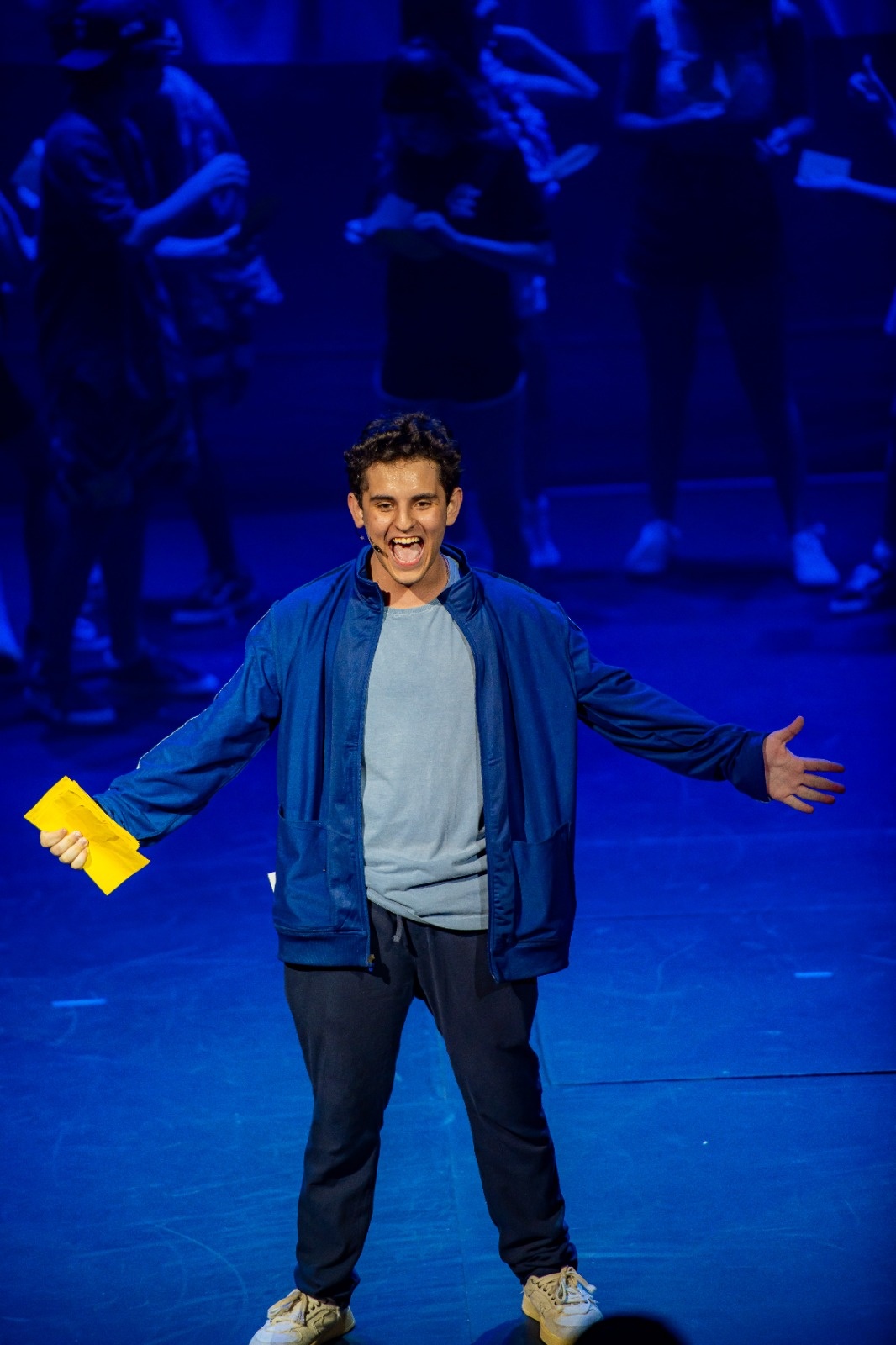 Vitor Vaimberg em apresentação no Teatro Nathalia Timberg.