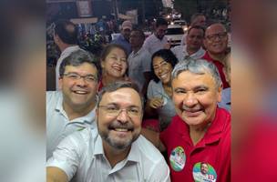 A roubalheira na Secult começou na gestão de Wellington Dias (de vermelho); mas seguiu na gestão de Rafael, que deve demitir Anchieta, imediatamente (Foto: Reprodução)