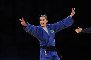 Alana Maldonado venceu a chinesa Yue Wang e reafirma domínio no judô paralímpico. (Foto: Reprodução/Alexandre Schneider/CPB)