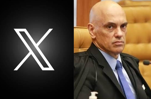 Alexandre de Moraes reforça bloqueio do X no Brasil com multa de R$ 5 milhões diários. (Foto: Reprodução)