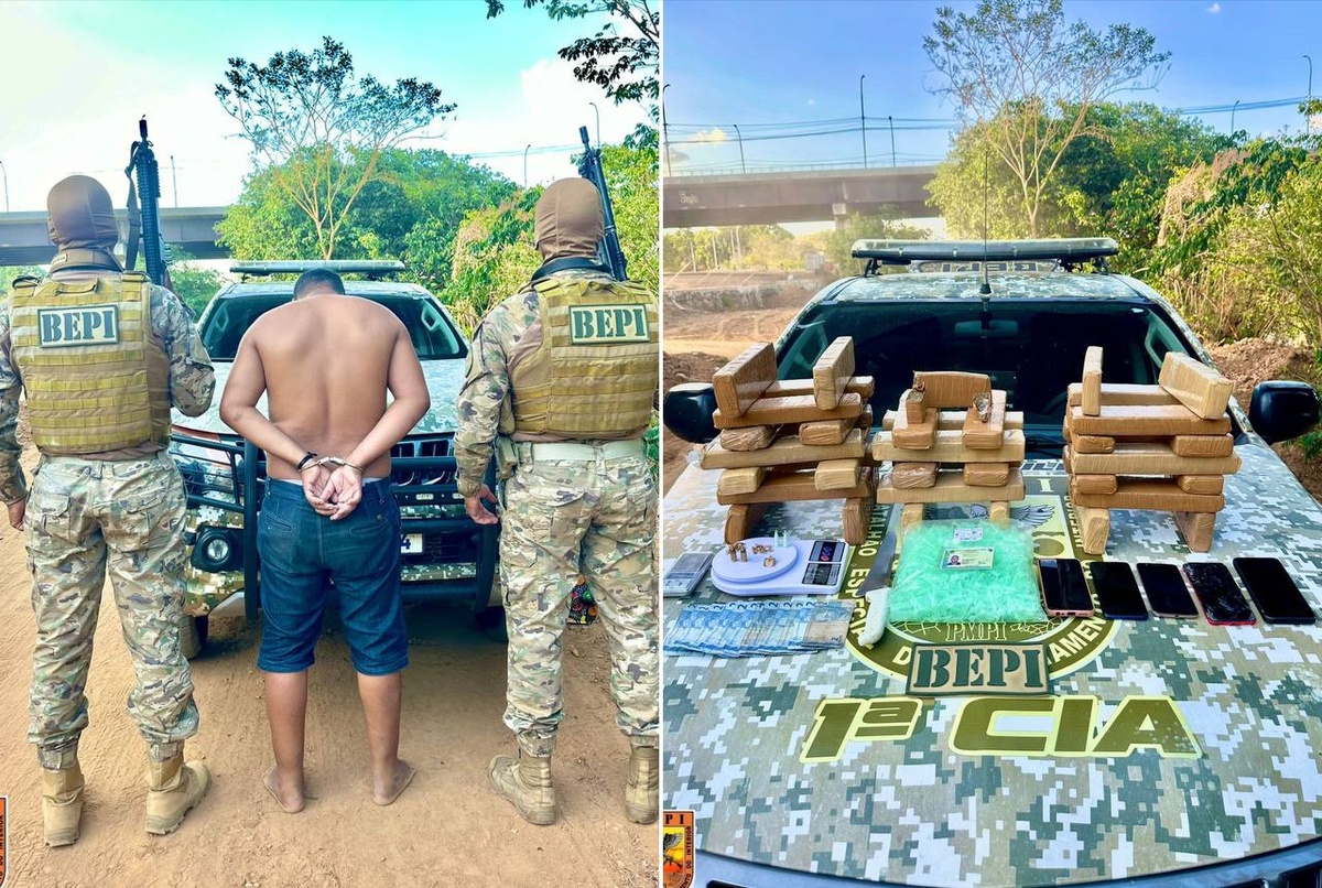 BEPI prende suspeito com 20 kg de drogas no Mocambinho III