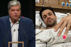 Datena agrediu Pablo Marçal com uma cadeira durante debate da TV Cultura; Marçal informou em suas redes que passou a noite em um hospital após o episódio (Foto: Reprodução)