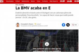 Endrick levou o Santiago Bernabéu ao delírio (Foto: Reprodução / Internet)