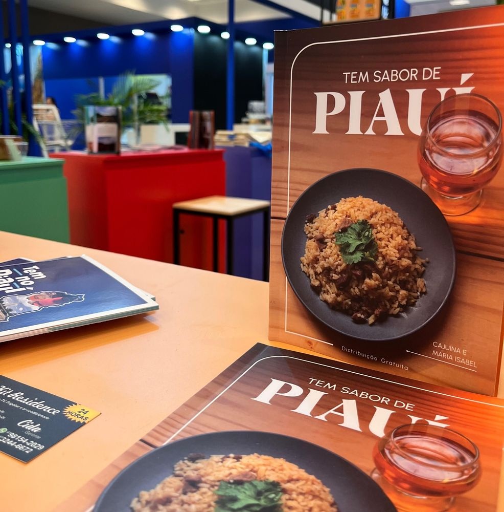 Estande do Piauí encanta visitantes com pratos típicos e lançamento de livro de receitas.