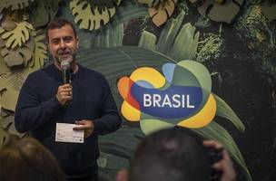 Freixo defende que o aumento no ganho com o turismo internacional se deve "à reconexão do país com o mundo"• 25/06/2024 - Marcio Menasce/Embratur (Foto: • 25/06/2024 - Marcio Menasce/Embratur)