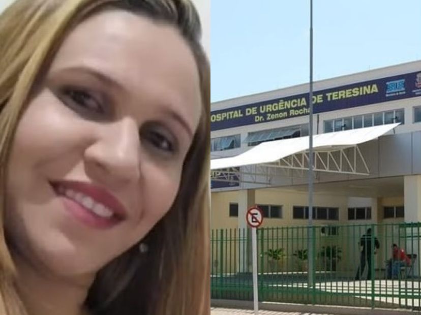 Lidiane dos Santos Silva, de 40 anos, recebeu alta considerada prematura do Hospital de Urgência de Teresina (HUT)