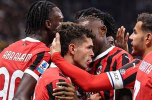 Milan venceu a Inter de Milão por 2 a 1 no Giuseppe Meazza pela 5ª rodada da Serie A• Reprodução/Instagram Milan (Foto: • Reprodução/Instagram Milan)