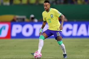 Neymar em jogo do Brasil (Foto: Vitor Silva/CBF)
