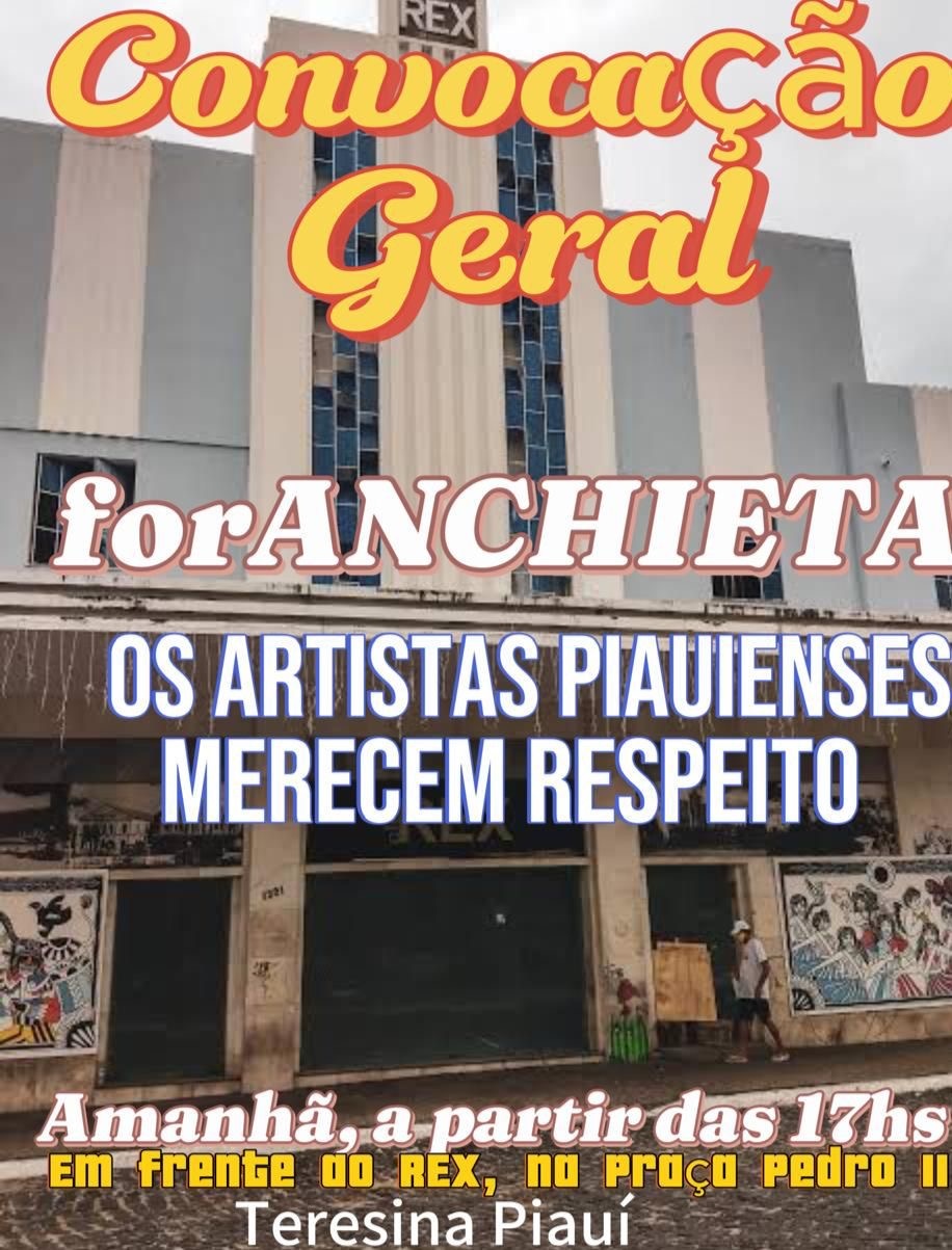 O chamando pelo “bota fora” de Anchieta da Secult