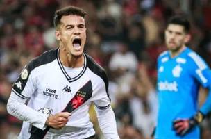 Philippe Coutinho empatou para o Vasco quase no fim da partida (Foto: Matheus Lima/Vasco)