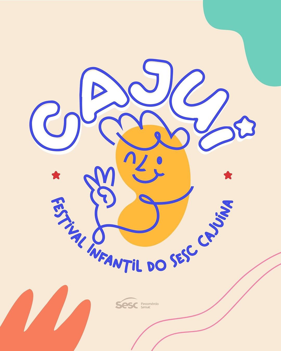 Sesc Cajuína celebra o mês das crianças com festival de arte e cultura em Teresina.