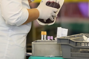 Transfusão de sangue (Foto: Hemorio/ Divulgação)