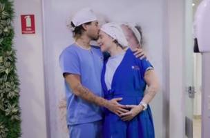 Zé Felipe e Virgínia Fonseca no hospital (Foto: Reprodução)